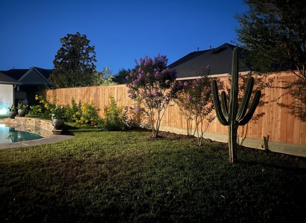 backyard fence - San Antonio Deck and Fence Works