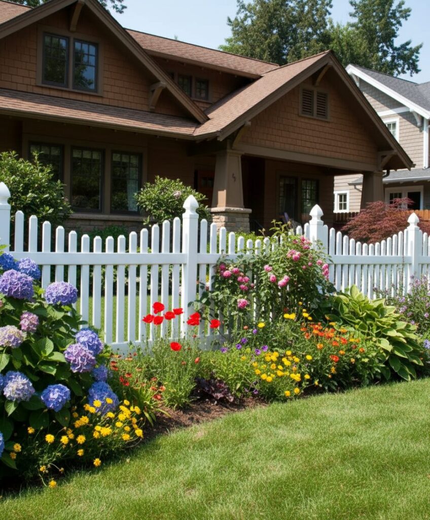 white picket fence - San Antonio Deck and Fence Works