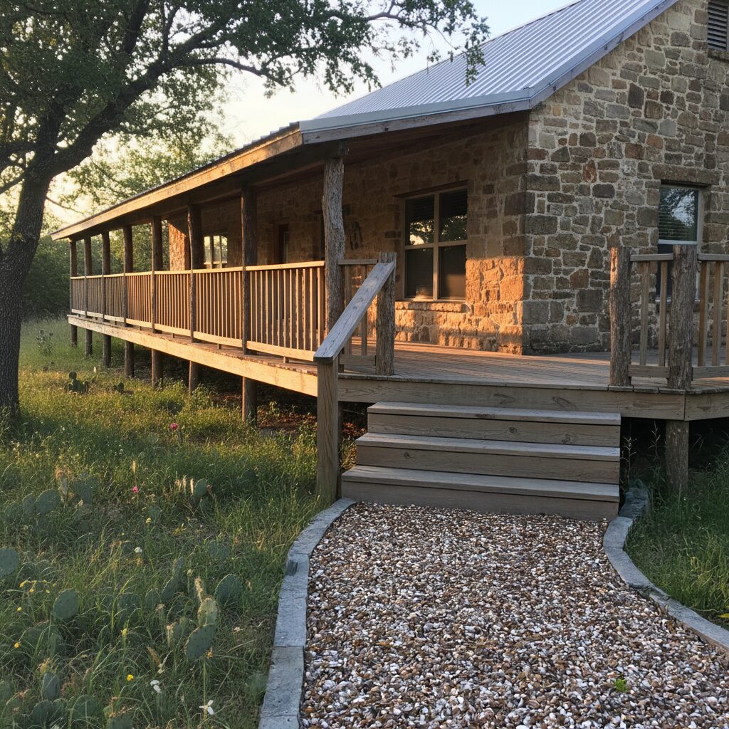 wrap-around-porch - San Antonio Deck and Fence Works wrap around deck image - San Antonio, Texas
